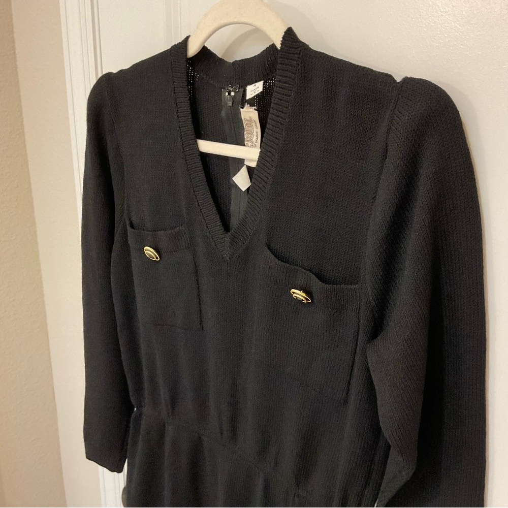 St John by Marie Gray Vintage Santana Knit Dress Size 4, EUC - Picture 4 of 7